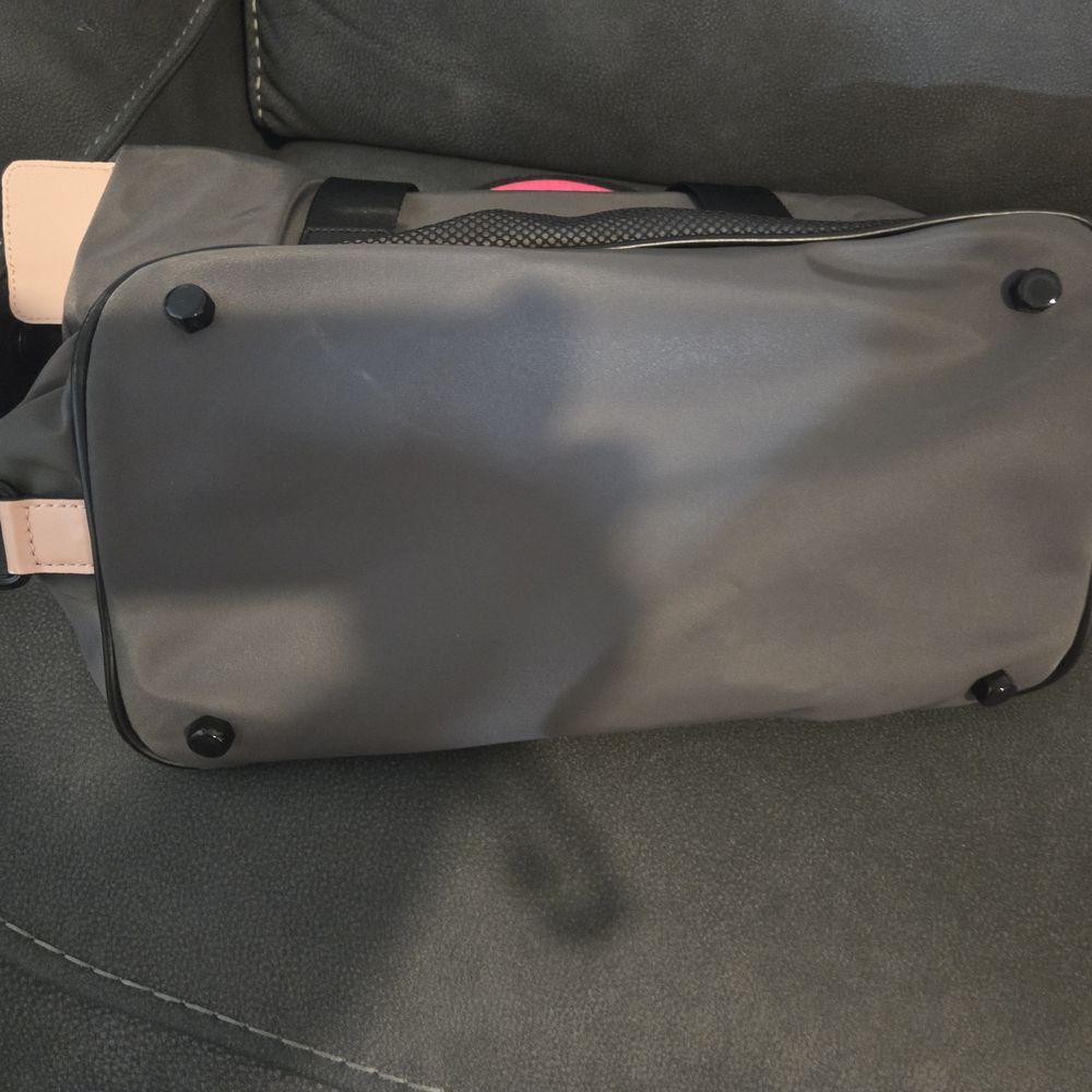 Rebecca Minkoff Black and Pink Duffle Bag - Picture 4 of 9